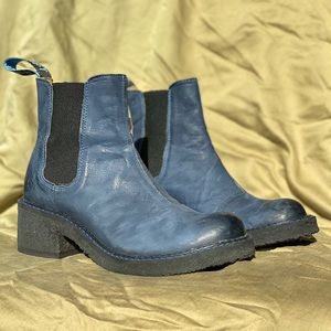 John Fluevog Blue Nap Boots
